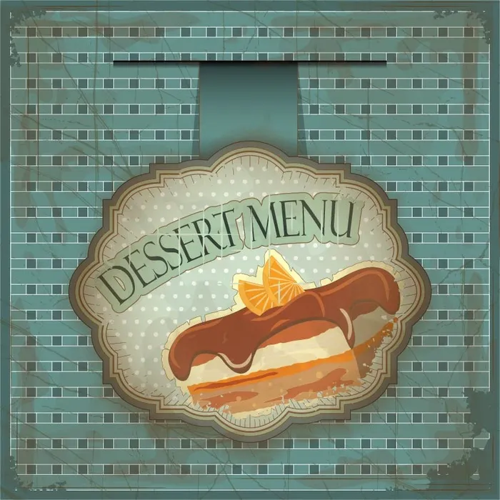 免抠复古食品标签eps,ai矢量模版下载