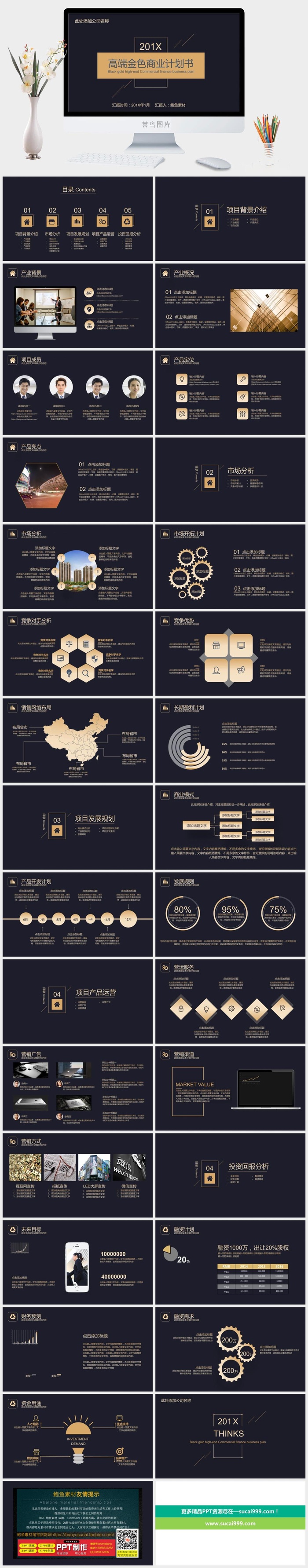 简约动态商务高端大气商业计划书公司企业融资项目策规划PPT模板