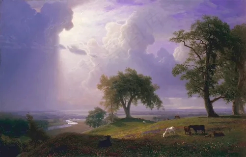 比尔施塔特风景画图片素材 比尔施塔特风景画图片素材