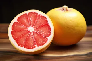 西柚切片摄影图