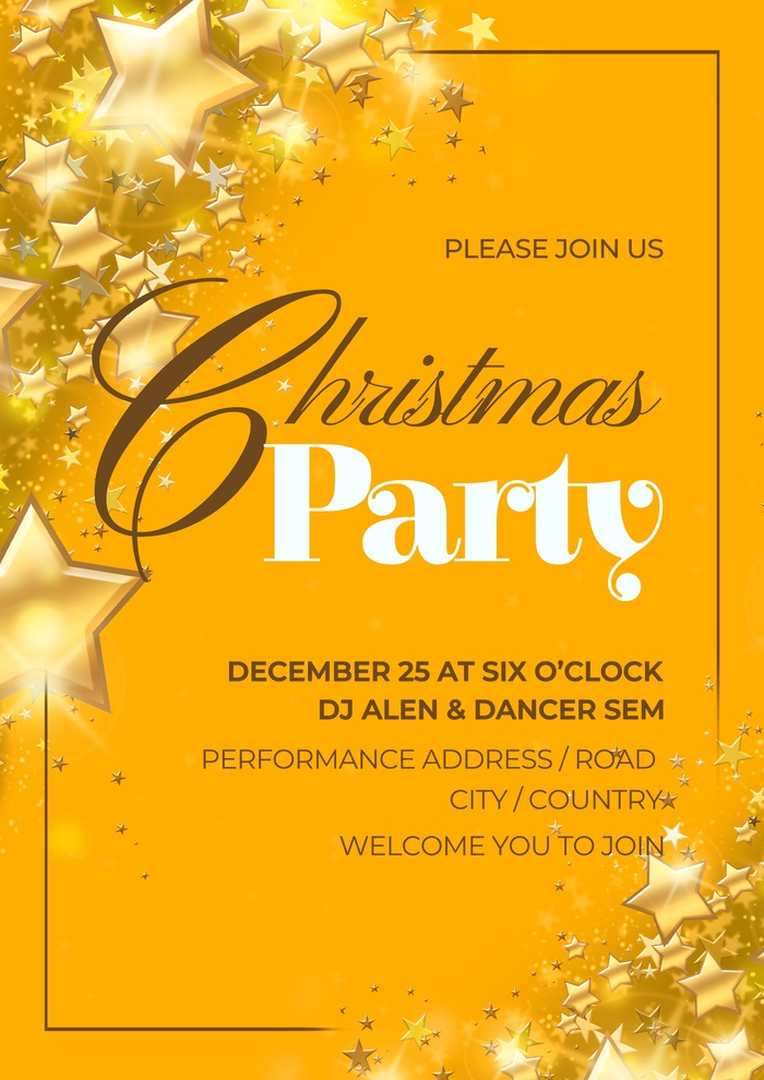 圣诞节圣诞树圣诞老人闪亮装饰电商促销折扣海报