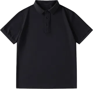 黑色无图案可自由定做短袖T恤衣服