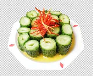 脆皮黄瓜免扣素材