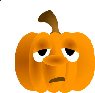 南瓜素材橘色卡通