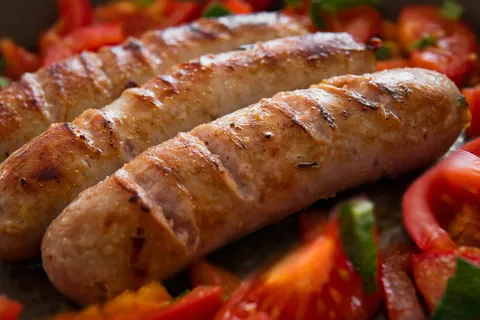 烤香肠食物图片 烤香肠食物图片