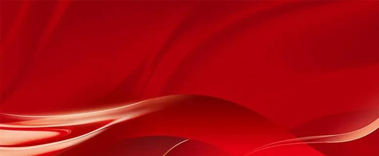 红色展板背景