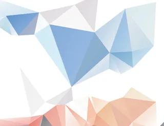 炫彩几何图形背景 几何艺术设计 多边形背景图片