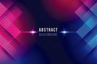 创造抽象几何粉蓝色背景