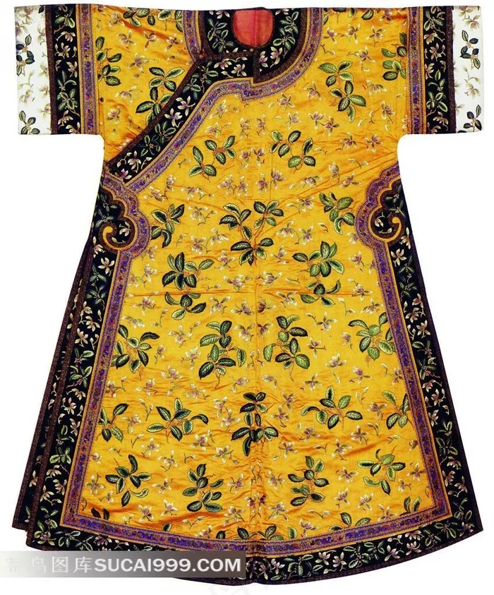 吉祥花纹图案清代服饰