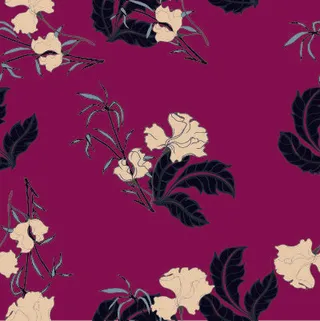 花卉唯美手绘花朵面料纹理手机壳布料面料印花服装矢量图案素材