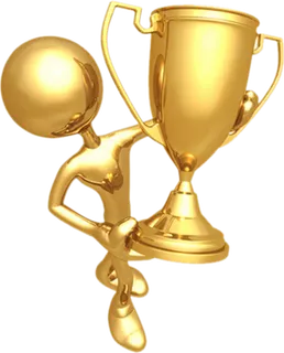 金色冠军奖杯免抠