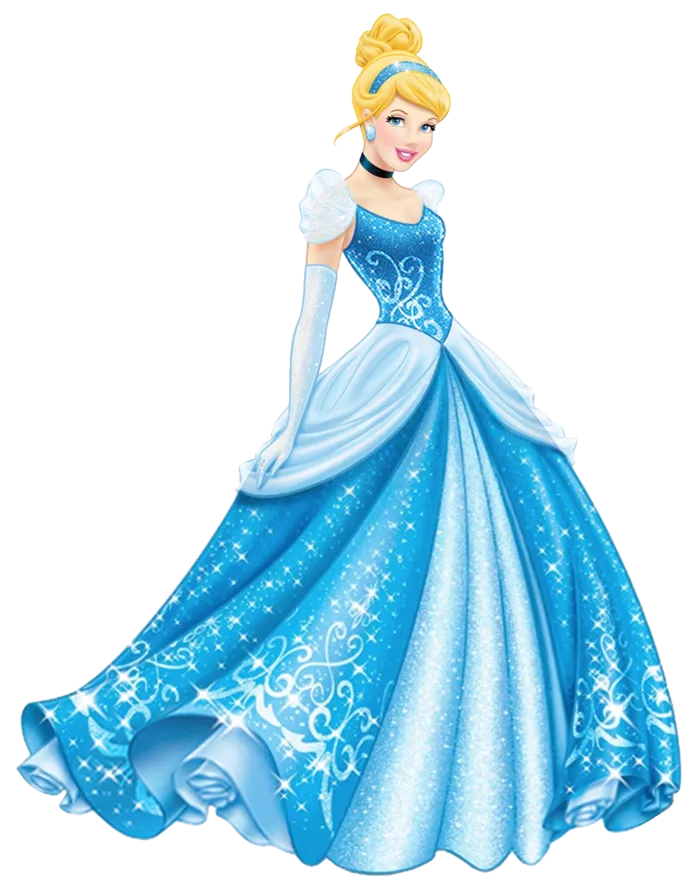 卡通人物迪士尼公主系列免抠贴图白雪公主睡美人灰姑娘PNG素材