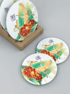 唯美国潮风中式智能贴图样机  唯美国潮风中式智能贴图样机