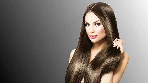 柔顺光亮长直发图片 柔顺光亮长直发图片