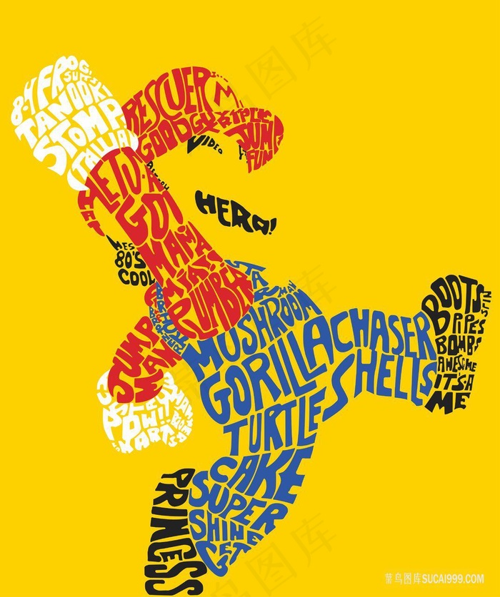 马里奥高清艺术画