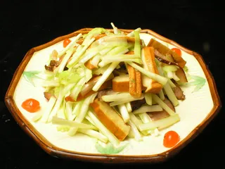 0373韭黄豆筋炒咸肉