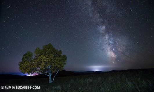 星空银河天空高清图片背景