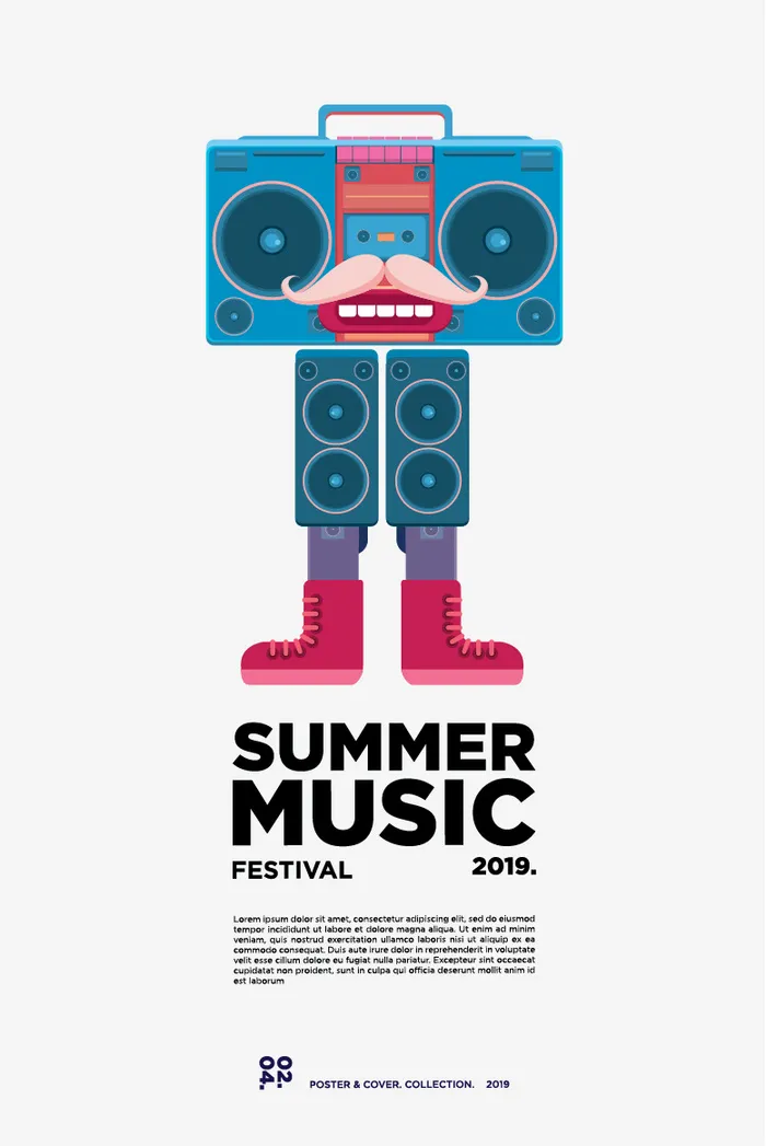 音乐系列免抠失量图ai矢量模版下载