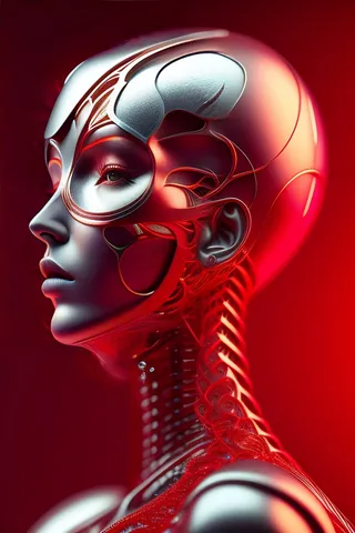 人脑机器人人类终极形态概念图