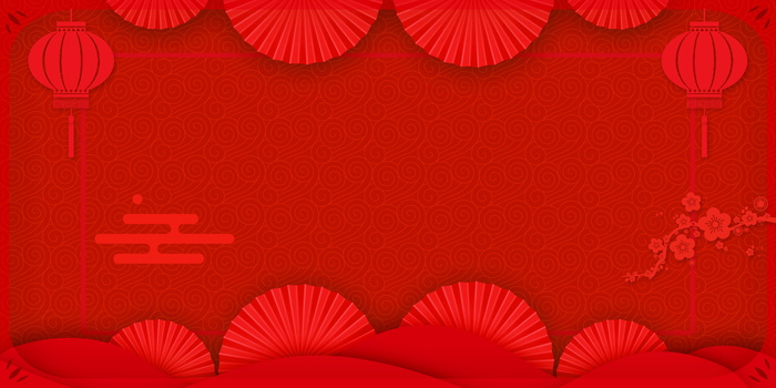 2022虎年新年春节卡通模板喜庆节日背景