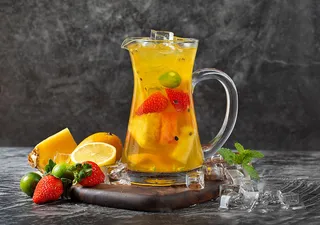 奶茶店水果茶饮品特饮高清图 超级水果茶