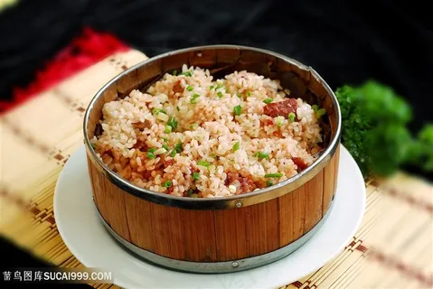 糯米排骨中华美食摄影图 糯米排骨中华美食摄影图