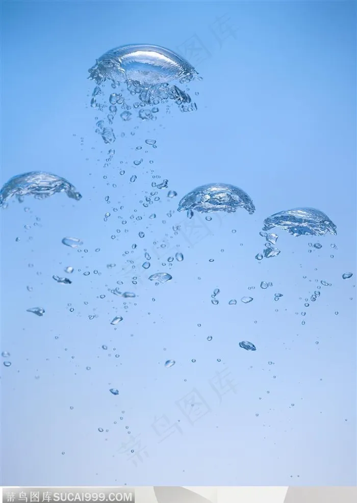 动感水花-水中的气泡