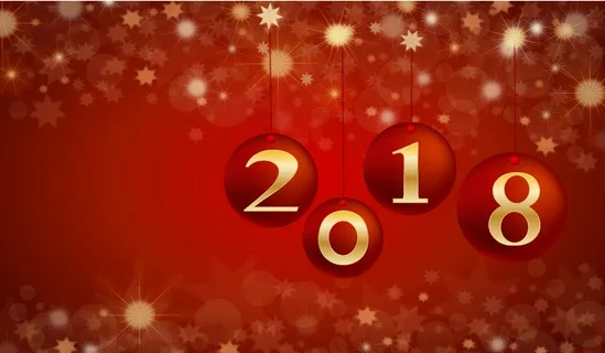 2018新年贺卡背景图片 2018新年贺卡背景图片