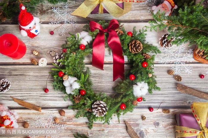 圣诞婚礼场景高清图