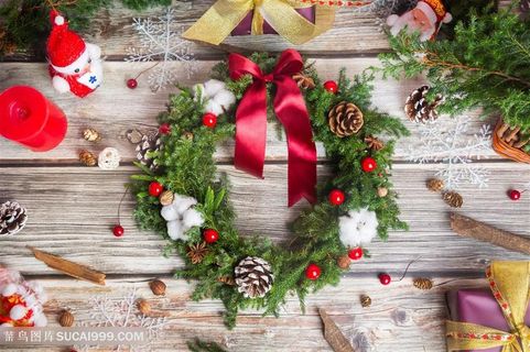 圣诞婚礼场景高清图