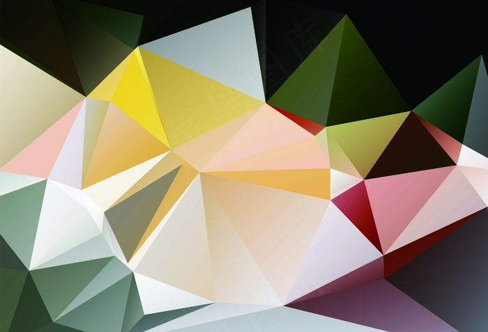 几何艺术设计 几何图形背景 多边形背景图片