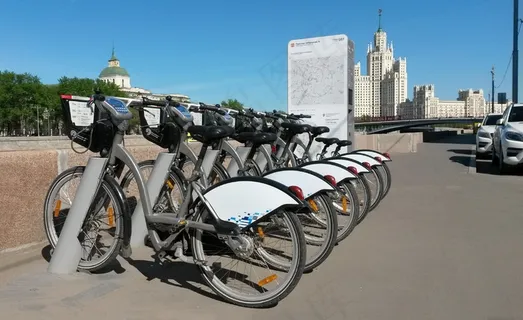 整齐排放共享单车图片 整齐排放共享单车图片