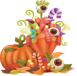 卡通万圣节节日糖果 卡通万圣节节日糖果