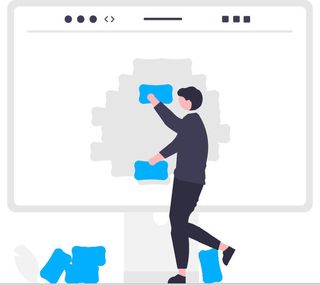 2.5d电脑界面插画小图标素材