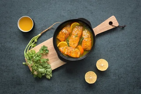 餐桌上美味的料理中华美食