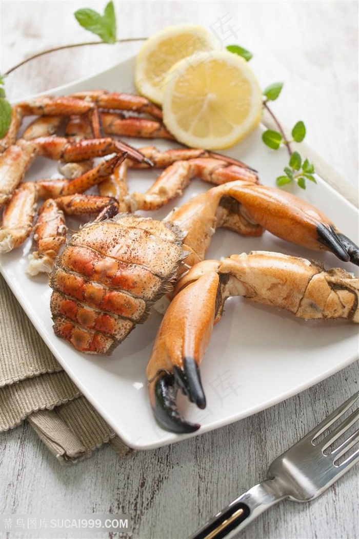 美味的帝王蟹美食高清图