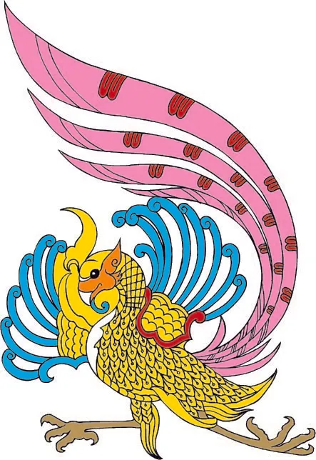 中国吉祥图免扣元素鸟ai矢量模版下载