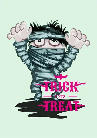 可爱木乃伊卡通