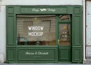 零售店面样机 餐饮店面样机 服装店样机 店铺门头样机