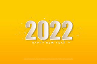 2022创意艺术字体新年虎年圣诞节数字立体质感文字AI矢量设计素材
