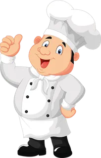 厨师白色卡通