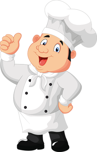 厨师白色卡通