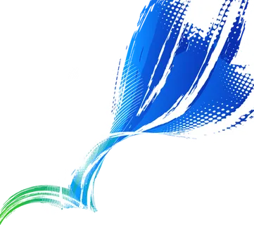 蓝色渐变绿色科技kv主视觉素材