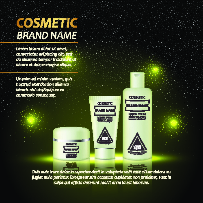 设计广告化妆品素材