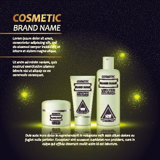 设计广告化妆品素材