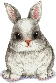 灰色兔子卡通