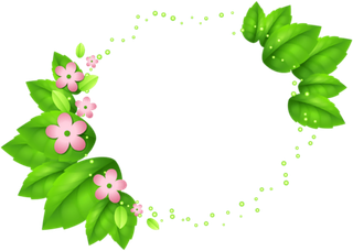 绿色装饰素材卡通谷雨