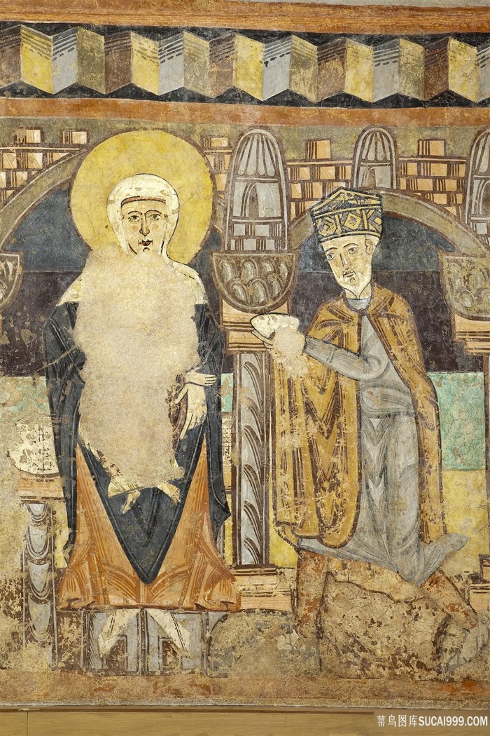 唯美抽象艺术人物插画