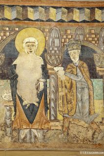 唯美抽象艺术人物插画