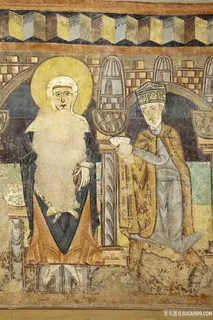 唯美抽象艺术人物插画